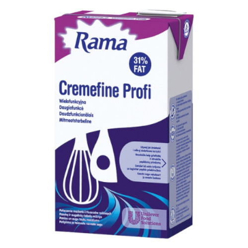 Grietinėlė RAMA UHT 31%, 1L
